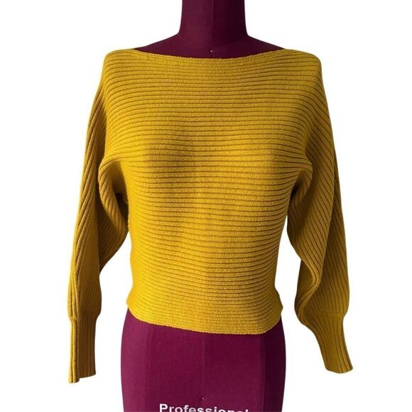 Anthropologie Citron Ribbed Pullover Sweater size XXS - Picture 4 of 11